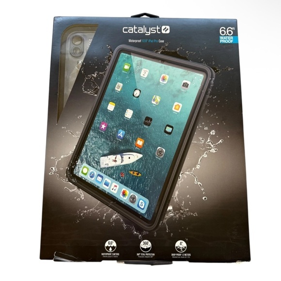 Catalyst Waterproof Case for iPad Pro 12.9” 3rd Gen Drop Proof IP68 NEW Black